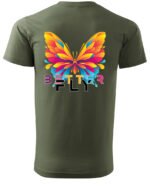 Koszulka unisex motyl “Better fly”, dla niej – wybierz kolor!