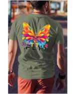 Koszulka unisex motyl “Better fly”, dla niego – wybierz kolor!
