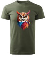 Koszulka unisex "Sowa", dla niego – wybierz kolor!