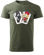 Koszulka unisex napis “God save me from false friends”, dla niej – wybierz kolor!