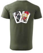 Koszulka unisex napis “God save me from false friends”, dla niej – wybierz kolor!