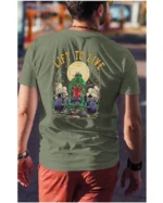 Koszulka unisex "Fitness z zombie, trenuj by przeżyć", dla niego – wybierz kolor!