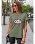 koszulka koszulka damska t-shirt damski koszulka damska z nadrukiem