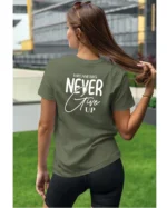 Koszulka Nigdy się nie poddawaj i marz - edycja White UNISEX