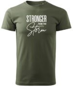 Koszulka Silniejsza niż burza - edycja White UNISEX