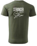 Koszulka Silniejsza niż burza - edycja White UNISEX