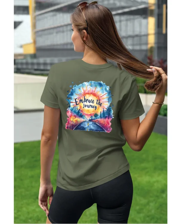 Koszulka Ciesz się podróżą - Unisex