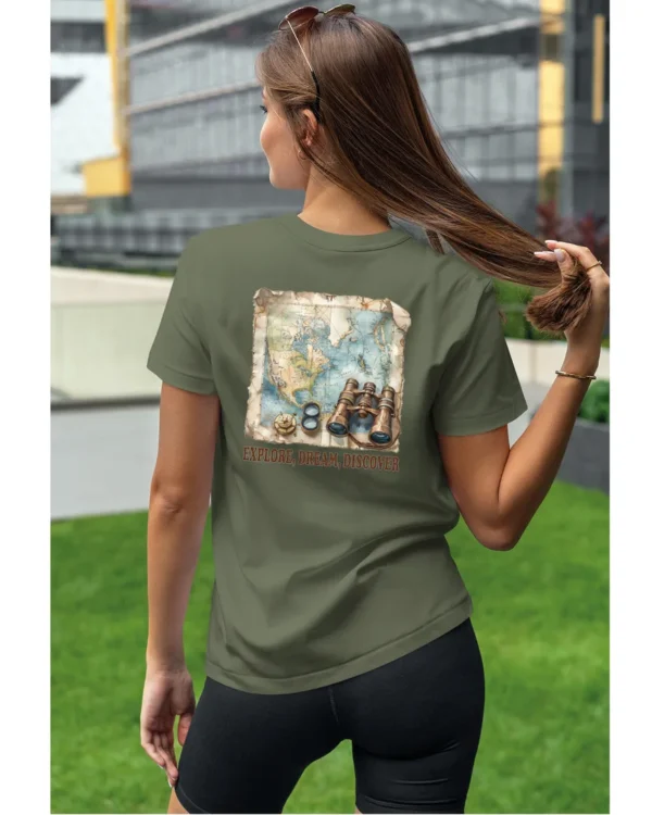 Koszulka Odkrywaj , marz, doświadczaj - Unisex