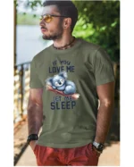 Koszulka Śpiąca koala, "Let me sleep" - Unisex
