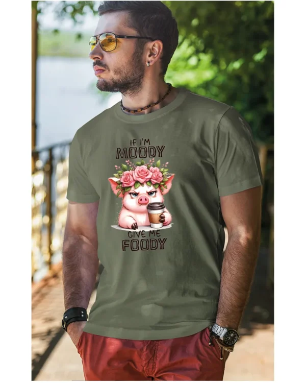 Koszulka Gdy mam humorki, daj mi jedzonko - Unisex