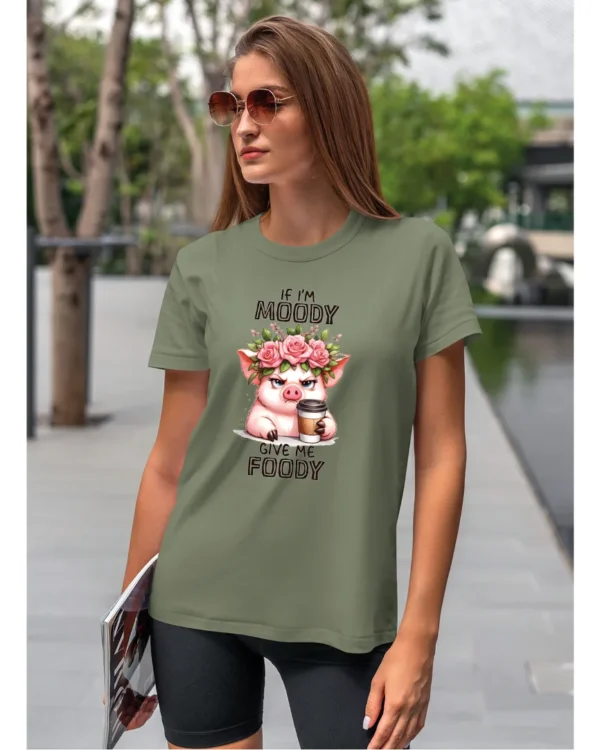 Koszulka Gdy mam humorki, daj mi jedzonko - Unisex