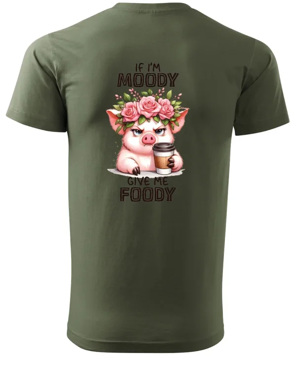Koszulka Gdy mam humorki, daj mi jedzonko - Unisex