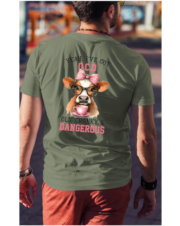 Koszulka OCD Old, Cranky and Dangerous! UNISEX