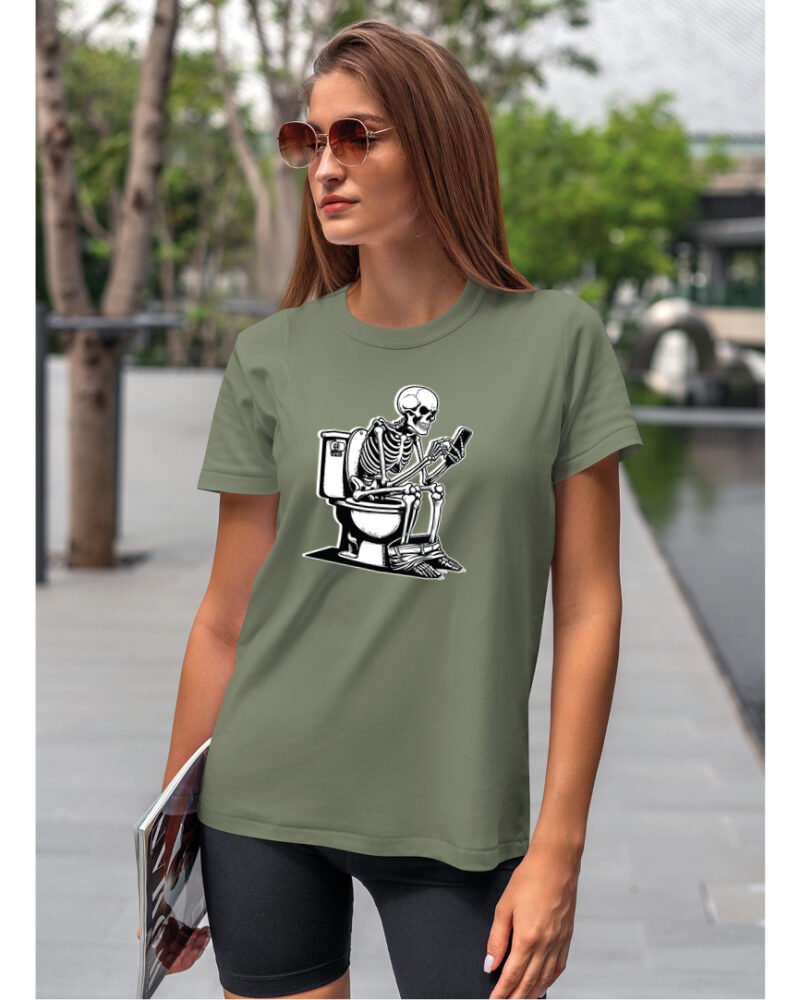Koszulka Szkielet na toalecie UNISEX