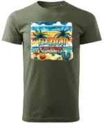 Koszulka Plażowy luz <br>idealna na letnie dni - Unisex, dla niego
