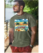 Koszulka Plażowy luz <br>idealna na letnie dni - Unisex, dla niego