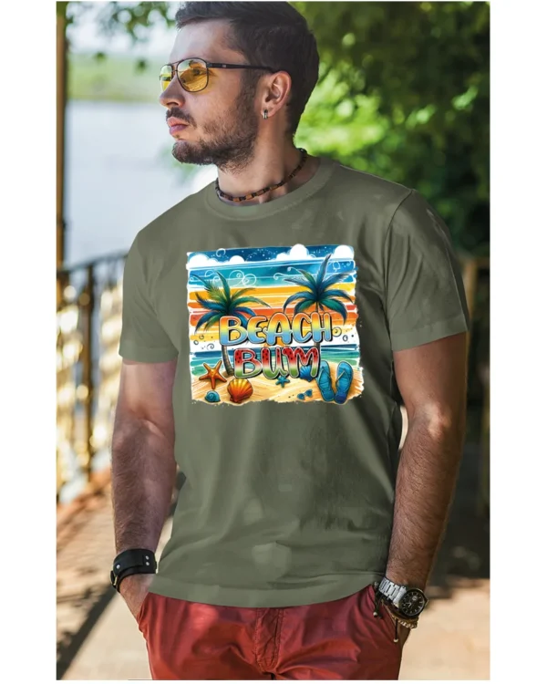 Koszulka Plażowy luz <br>idealna na letnie dni - Unisex, dla niego