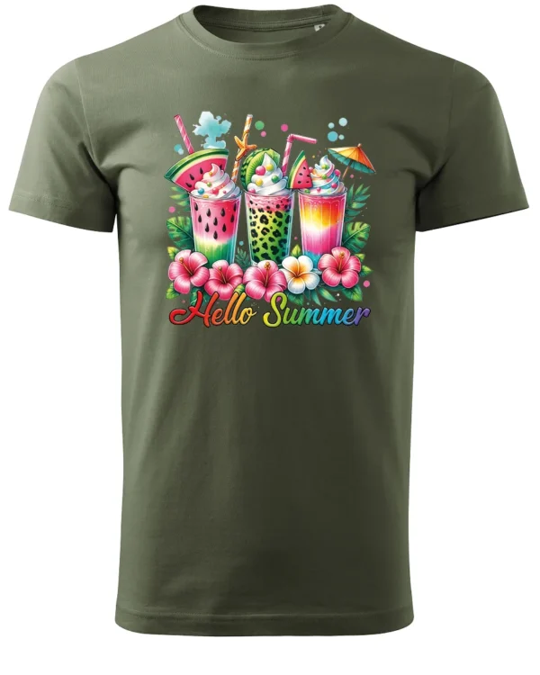 Koszulka Witaj Lato! <br>ciesz się owocowymi smakami - Unisex, dla niego