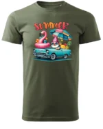 Koszulka Lato pełne radości <br>wyrusz w podróż do przygód - Unisex, dla niego