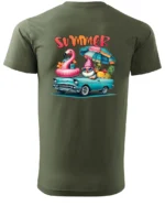 Koszulka Lato pełne radości <br>wyrusz w podróż do przygód - Unisex, dla niego