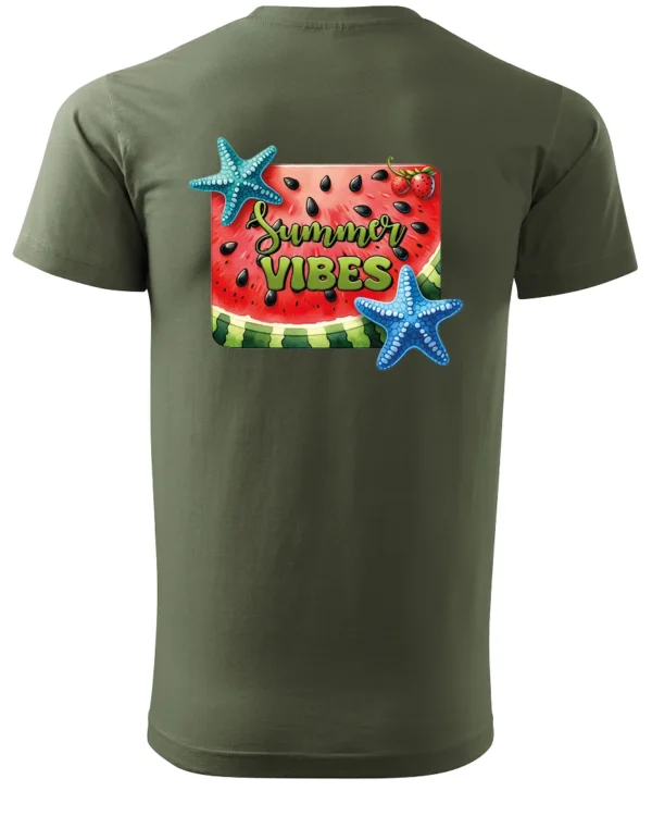 Koszulka Letnie wibracje <br>poczuj radość lata - Unisex, dla niego