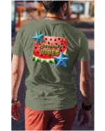 Koszulka Letnie wibracje <br>poczuj radość lata - Unisex, dla niego