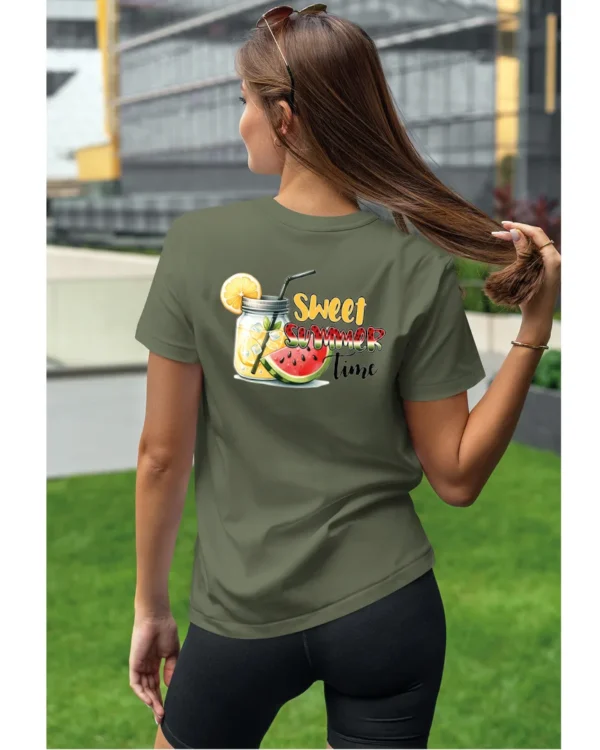 Koszulka Lato pełne słodyczy <br>ciesz się owocowymi orzeźwieniami - Unisex, dla niej
