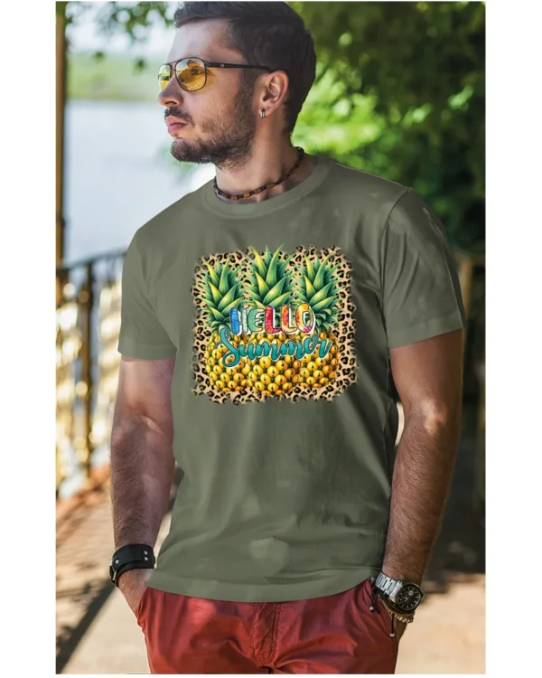 Koszulka Owocowe Lato <br>poczuj tropikalne wibracje - Unisex, dla niego