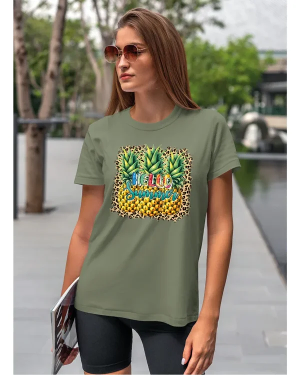 Koszulka Owocowe Lato <br>poczuj tropikalne wibracje - Unisex, dla niej
