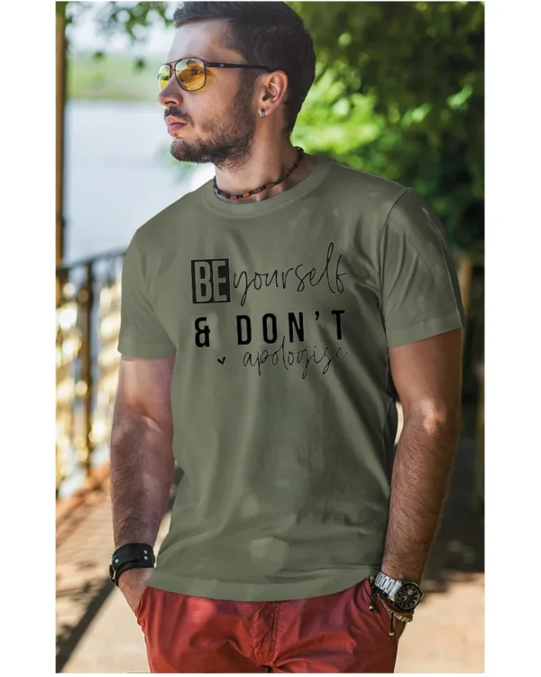 Koszulka Bądź sobą i nie przepraszaj <br>wyrażaj swoją indywidualność - Unisex, dla niego
