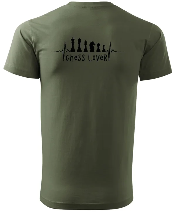 Koszulka Miłośnik szachów <br>bądź królem planszy - Unisex, dla niego
