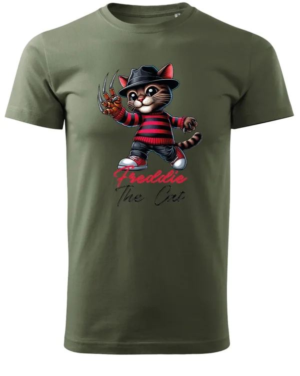 Koszulka Koci horror, Freddie the Cat - Unisex