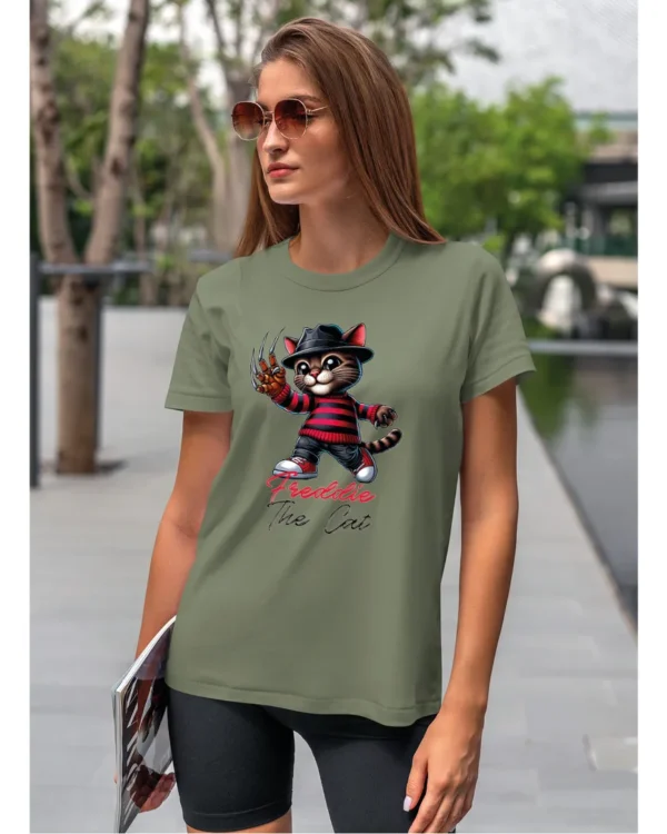 Koszulka Koci horror, Freddie the Cat - Unisex