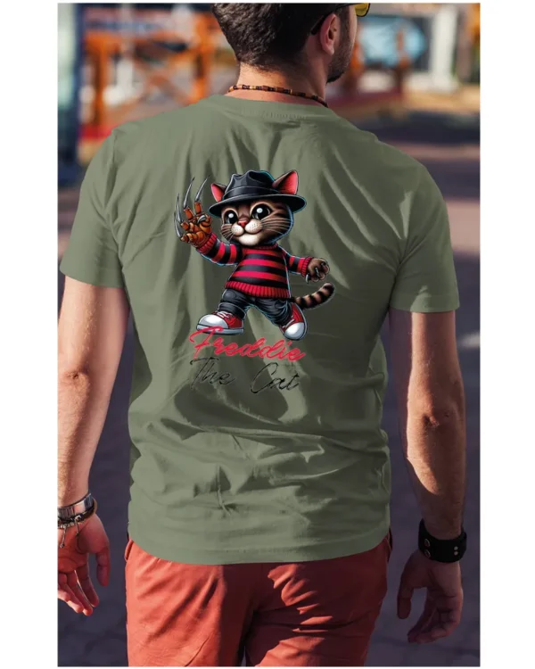 Koszulka Koci horror, Freddie the Cat - Unisex