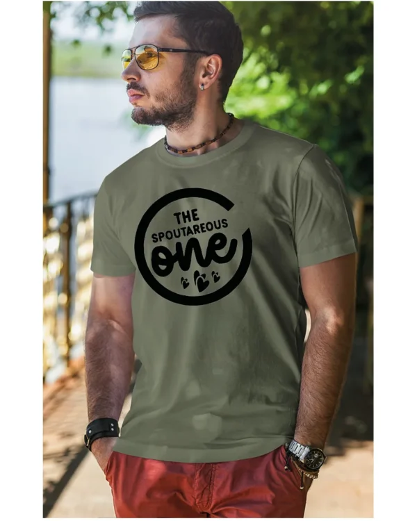 Koszulka wyjątkowy i spontaniczny, „The Spoutareous One” – Unisex
