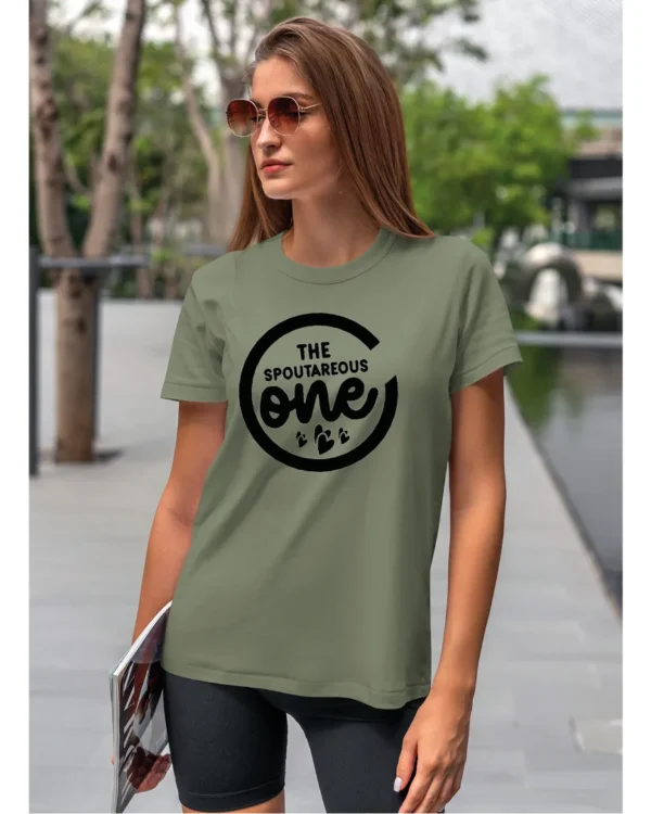Koszulka wyjątkowy i spontaniczny, „The Spoutareous One” – Unisex