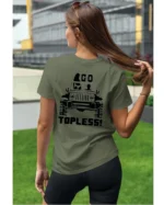 Koszulka Wolność bez ograniczeń, „Go Topless!” – Unisex