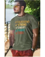 Koszulka Handsome, Smart, Funny wybierz swoje atuty – Unisex