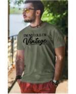 Koszulka Styl retro na co dzień, „I'm not old, I'm vintage” – edycja Midnight, Unisex