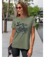 Koszulka Jazda, wolność, niezależność, „Long Live Rad Babes” – edycja Midnight, Unisex
