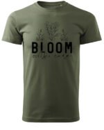 Koszulka Kwitnij z miłością do siebie, „Bloom with care” –  Unisex