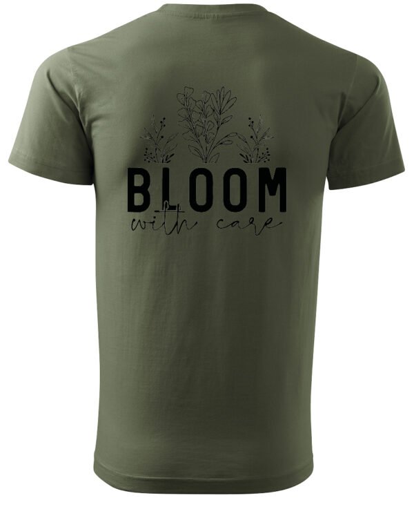 Koszulka Kwitnij z miłością do siebie, „Bloom with care” –  Unisex