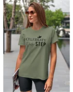 Koszulka Świętuj każdy krok, „Celebrate Each Step” – Unisex