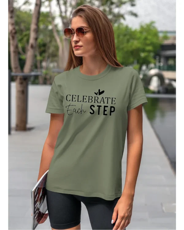 Koszulka Świętuj każdy krok, „Celebrate Each Step” – Unisex
