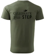 Koszulka Świętuj każdy krok, „Celebrate Each Step” – Unisex