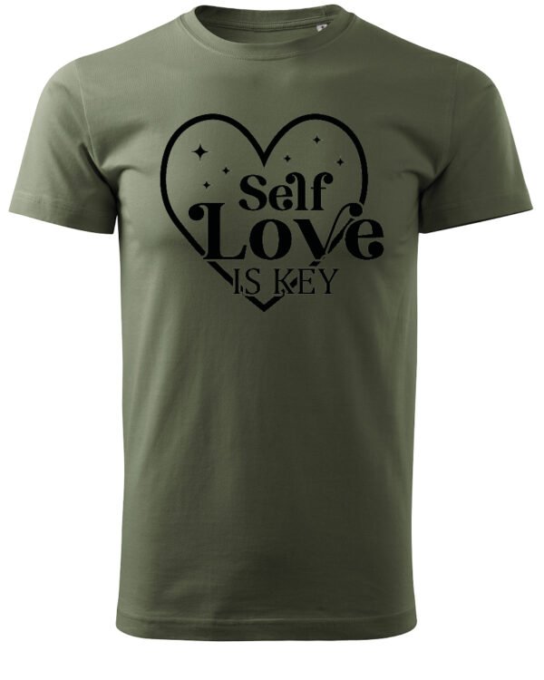 Koszulka Self love is key, miłość do siebie to podstawa – Unisex