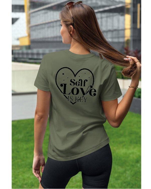 Koszulka Self love is key, miłość do siebie to podstawa – Unisex