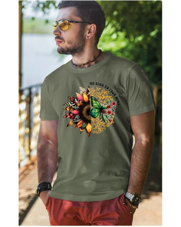 Koszulka Dbaj o swój spokój, „Be kind to your mind” – Unisex