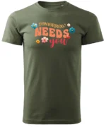 Koszulka Tomorrow needs you, Bądź nadzieją jutra – Unisex