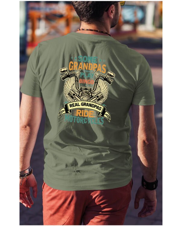 Koszulka Grandpas Who Ride <br>Dziadkowie na pełnym gazie - Unisex, dla niego